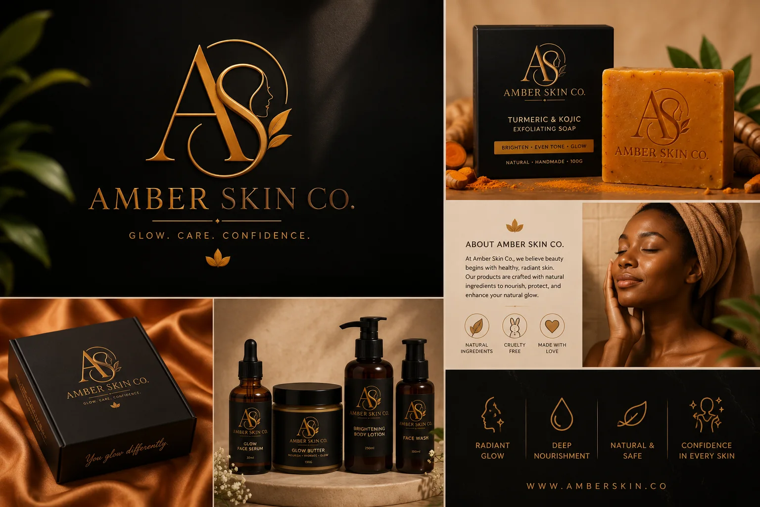Amber Skin Co. — turmeric and botanical skincare