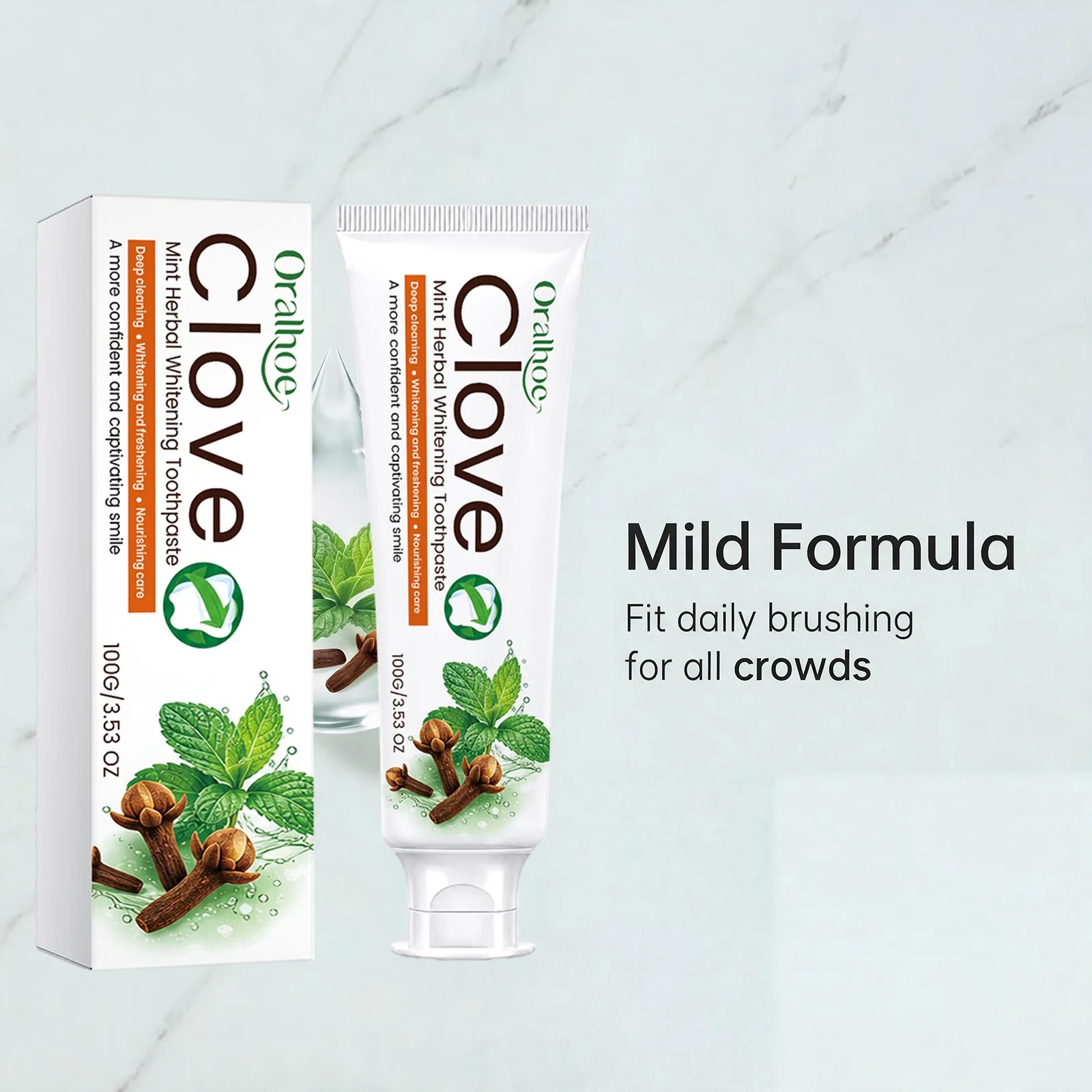Clove Mint Herbal Whitening Toothpaste